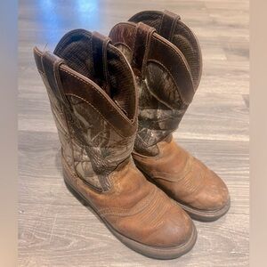 Brown Leather Cowboy Boots